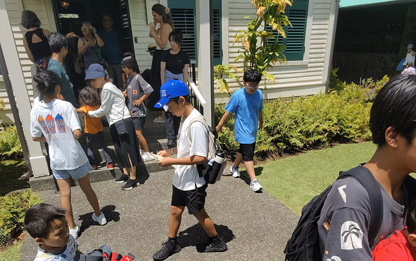 Picking up at school